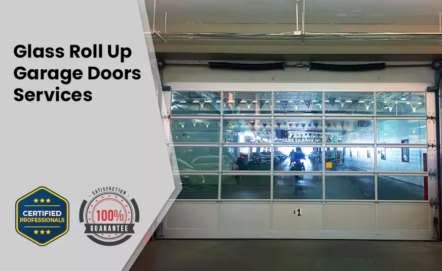 Glass Roll Up Garage Door in Maricopa, AZ