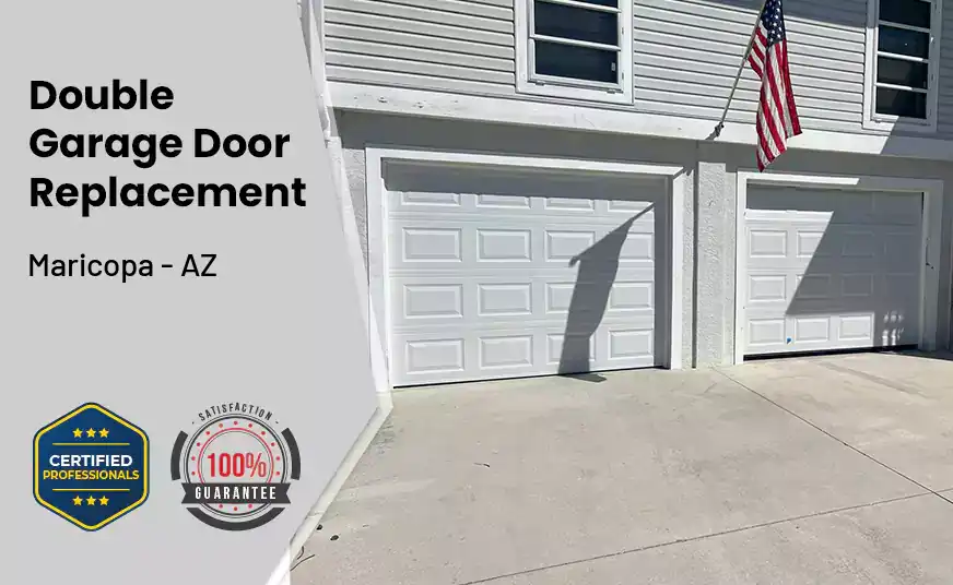 Double Garage Door Replacement Maricopa - AZ 